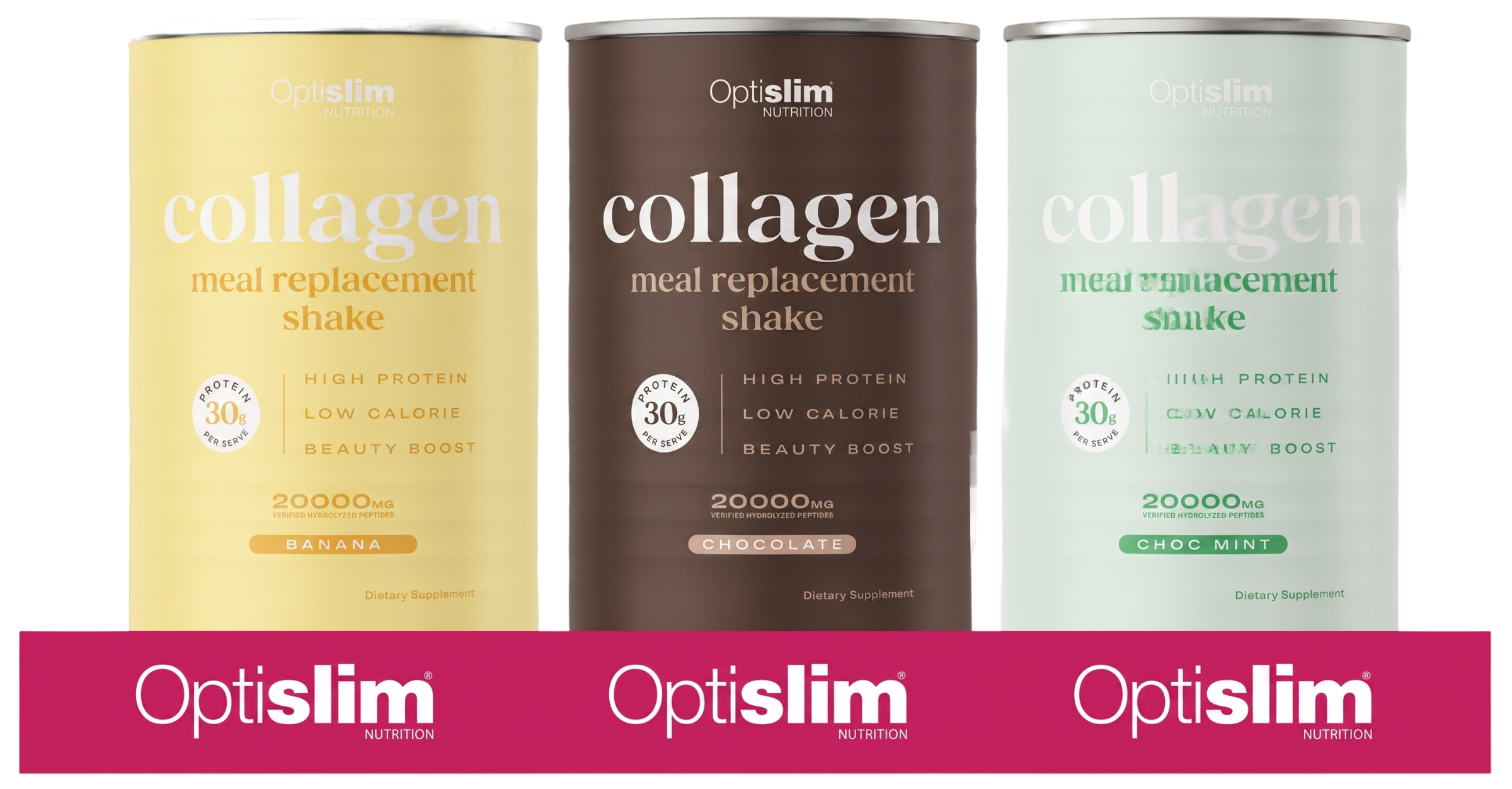 Optislim collagen meal replacement shake
